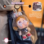 Magical and practical, the vinyl facehugger cradles your Cryptoby Labubu—styling, safety, and love in one motion—while the dolls themselves are backstage waiting for their jaunty cover. - Image 3