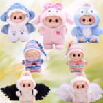 This whole collection of playful doll threads and matching accoutrements is sized for Labubu I and II, the pint-size champs of 15cm and 17cm
