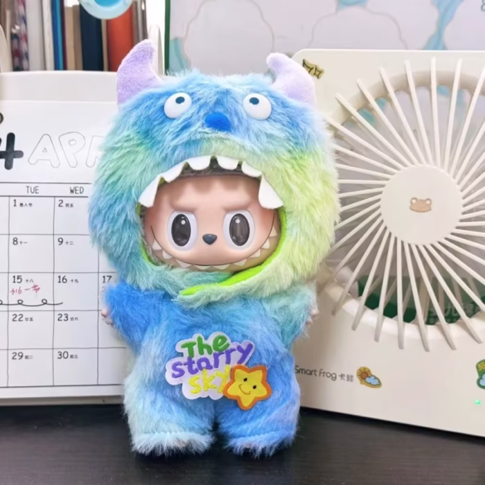 The New Sullivan Alien Outfit is now available! A cosmic-themed, bespoke 17cm ensemble designed just for your V1 and V2 Labubu dolls - Image 1