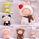 Cozy 17cm Mini Plush Doll Accessories Gift Set for Labubu Days - Image 4