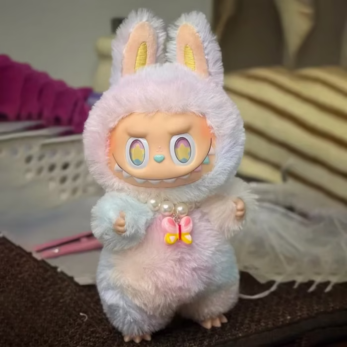 Present to Toy Collectors: Superior Replica Detailed Design Decoration Vinyl Pendant Doll from the Zimomo Labubu Rainbow Couture Series - Image 4