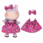 Complete the look with plush clothing, flirty mini skirts, chill doll pants, and a party-ready suspender overall, all in perfect harmony with 17-cm Labubu pals (Version I) - Image 4