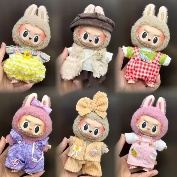 And for ultimate K-how influence, check the EXO Idol Overalls ensemble. 17cm Labubu slips into authentic K-pop cuteness - Image 2