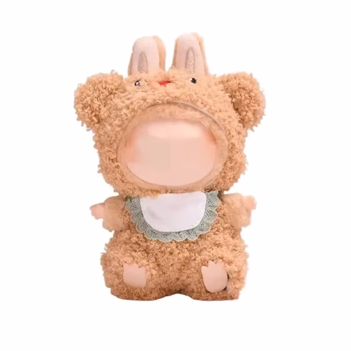 Cozy 17cm Mini Plush Doll Accessories Gift Set for Labubu Days - Image 3