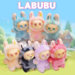 Third-Generation Labubu Plush Face Doll Pendant