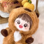 Kpop Exo Labubu Idol Dolls Capybara Onesie Clothing DIY Gift Evelyn 20cm Mini Plush Clothes Outfit Accessories - Image 3