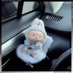 Keep that star vibe rolling in the real world with the Kawaii Labubu K-pop Mini Plush Doll Safety Seat