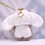 15–17 cm V1/2/3 Mini Plush Cotton Doll Adorable Lop-Eared Rabbit Head Coverings by Labubu Handmade Clothing Gifts and Decorations - Image 5