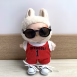Kawaii Athlete Costume: 17cm Labubu Basketball Outfit | Adorable Soft Doll Clothes & Accessories