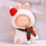 Cozy 17cm Mini Plush Doll Accessories Gift Set for Labubu Days - Image 2