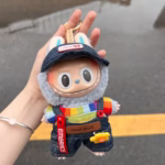 Labubu Idol Dolls Clothes 17cm Retro Overalls Adorable Bib Trousers Korea Kpop Exo Apparel Hoodie Plush Doll Clothes arrive with the runway-ready touch the mini superstar needs