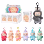Discover the 1:1 Macaron Labubu V3 Blind Box Vinyl Plush Doll Pendant from the fiery Monsters Big Into Energy Series - Image 3