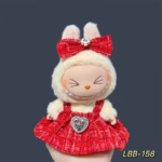 The Labubu Plush Doll Skirt, 17cm, is icing on the cake for any creator or collector looking to gift their little Labubu dolls something truly special - Image 4