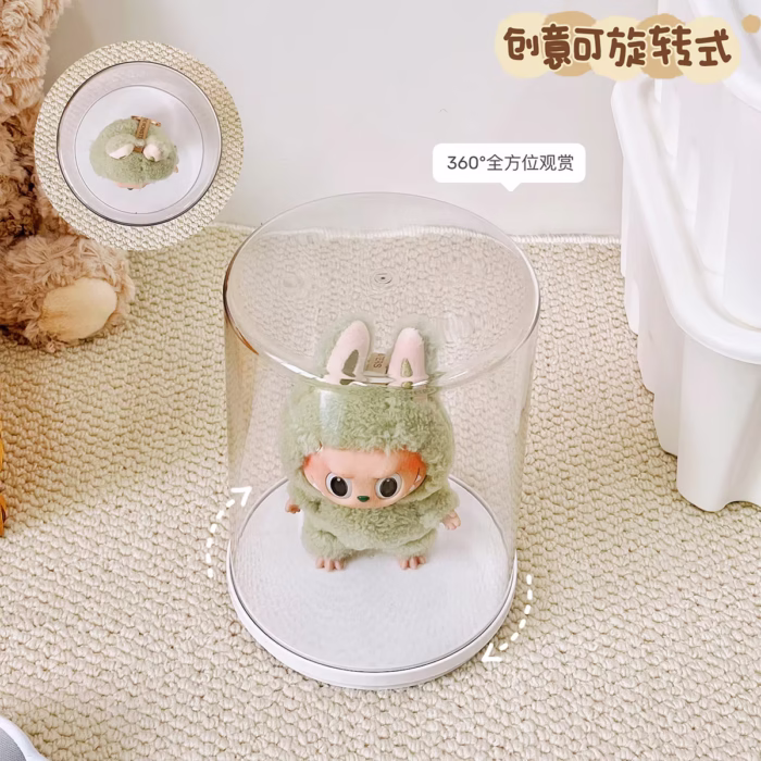 When the Labubu cutie needs a tasteful home, the Labubu Plush Doll Hand Blind Box Storage Display Rack Gift has killer style and great sense - Image 4