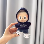 Miniature possibilities come wrapped in this Hoodie Set made for Labubu I & II Idol Dolls. Slip on a stylish miracle for Labubu plush no taller than a roll of fairy yarn - Image 2