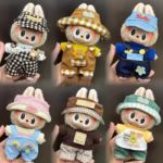And for ultimate K-how influence, check the EXO Idol Overalls ensemble. 17cm Labubu slips into authentic K-pop cuteness