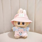 Dress your Labubu cutie, standing at 17cm, in these mini plush accessories made with the same love you have for your idols