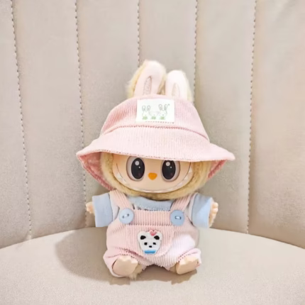 Dress your Labubu cutie, standing at 17cm, in these mini plush accessories made with the same love you have for your idols