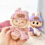 The Sitting Party Labubu outfit set makes a delightful addition to any 17cm Labubu collection - Image 5
