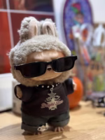 Discover the Cotton Doll Clothes Set from the 17cm Rock Series, tailored just for Labubu plush - Image 2