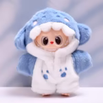 Presenting: The Bow Tie Pong Skirt Set previewing exclusive Labubu Doll Outfits for Universal Labubu Idol V1/V2 15/17cm dolls—tiny duds that shine