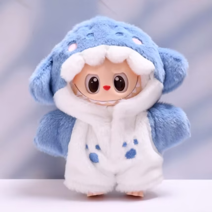Presenting: The Bow Tie Pong Skirt Set previewing exclusive Labubu Doll Outfits for Universal Labubu Idol V1/V2 15/17cm dolls—tiny duds that shine