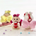 The Labubu 17cm Clothes II Sitting Party Idol Dolls DIY Happy Angel Bowknot Monster outfit is the perfect Playground for everyday Labubu magic