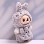 Labubu 1 and 2 Doll Clothes 15cm/17cm Adorable Three-Eyed Monster Dragon Meow Set