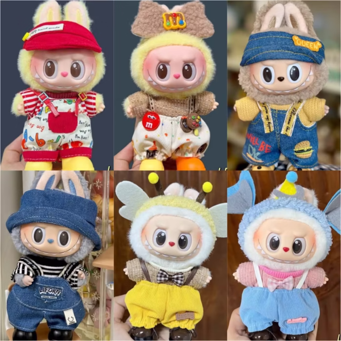 Doll clothes at a proud 15-17 cm, the V1, V2, V3 Labubu collection can’t rest with idle wardrobe - Image 1
