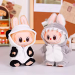 Monster Doll Wardrobe Pick with Hat for 15-17cm Labubu - Image 3