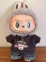 Discover the Cotton Doll Clothes Set from the 17cm Rock Series, tailored just for Labubu plush - Image 3